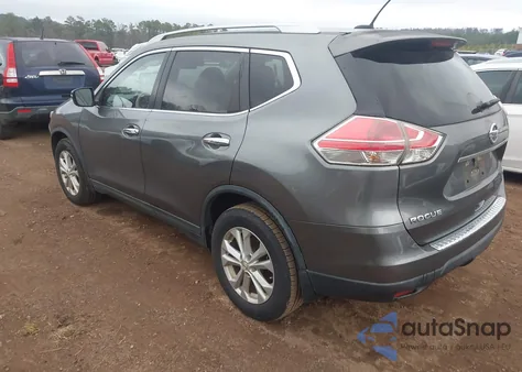 2015 Nissan Rogue Sv из США, поврежденный, VIN KNMAT2MT8FP533063